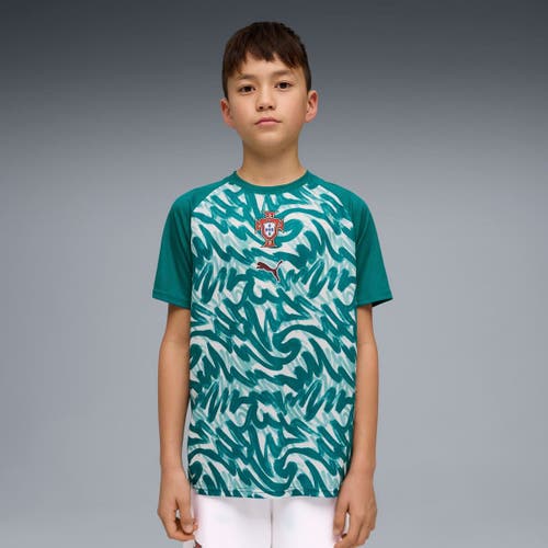 PUMA Youth Puma Green Portugal National Team Pre-Match Jersey 