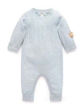 Purebaby Purebaby Baby Boy Cashmere Coverall