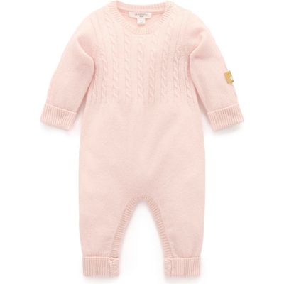 Purebaby Purebaby Baby Girl Cashmere Coverall