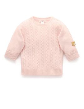 Purebaby Purebaby Baby Girl Cashmere Jumper