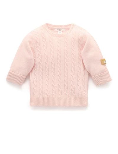 Purebaby Purebaby Baby Girl Cashmere Jumper