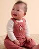 Purebaby Purebaby Baby Girl Quilted Overall - 2