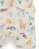 Purebaby Purebaby Boys' 2 Pack Short Sleeve Zip Romper Animal - 4