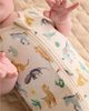 Purebaby Purebaby Boys' 2 Pack Short Sleeve Zip Romper Animal - 6