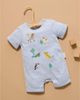 Purebaby Purebaby Boys' Animal Fiesta Short Romper - 6