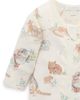 Purebaby Purebaby Boys' Australiana Animals Zip Romper & Bib Set - 4