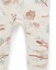 Purebaby Purebaby Boys' Australiana Animals Zip Romper & Bib Set - 5