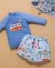 Purebaby Purebaby Boys' Board Short & Rashie Set - 6
