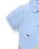 Purebaby Purebaby Boys' Embroidered Polo Romper - 3