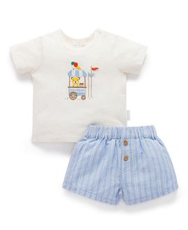 Purebaby Purebaby Boys' Ice Cream Cart Set