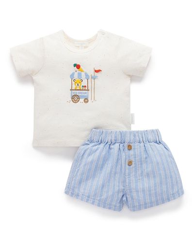 Purebaby Purebaby Boys' Ice Cream Cart Set