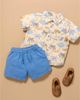 Purebaby Purebaby Boys' Palm Tree Linen Blend Shirt - 2