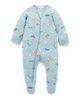Purebaby Purebaby Boys' Quilted Footie - 1