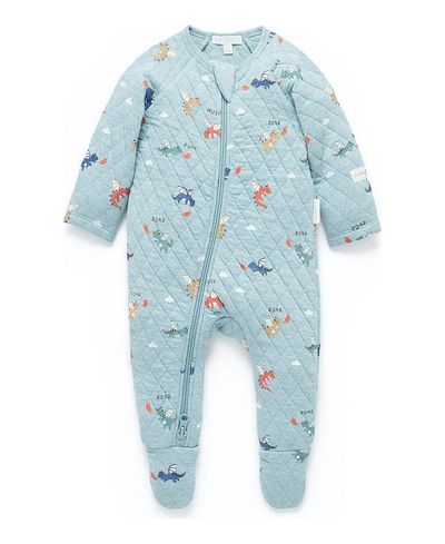 Purebaby Purebaby Boys' Quilted Footie