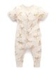 Purebaby Purebaby Boys' Rib Short Sleeve Romper - 1