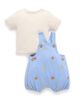 Purebaby Purebaby Boys' Striped Overall Set - 1