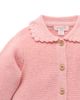 Purebaby Purebaby Crochet Collar Cardigan - 3
