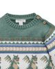 Purebaby Purebaby Dragon Fairisle Jumper Toddler - 4