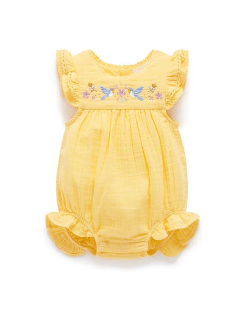 Purebaby Purebaby Embroidered Bodysuit