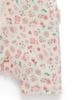 Purebaby Purebaby Girls' 2 Pack Short Sleeve Zip Romper Floral - 4