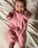 Purebaby Purebaby Girls' Embroidered Fleece Zip Footie - 2