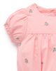 Purebaby Purebaby Girls' Embroidered Floral Bodysuit - 3