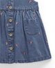 Purebaby Purebaby Girls' Embroidered Pinnie & Top Set - 3