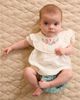 Purebaby Purebaby Girls' Embroidered Top and Bloomer Set - 2