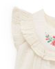 Purebaby Purebaby Girls' Embroidered Top and Bloomer Set - 3