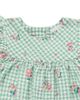 Purebaby Purebaby Girls' Gingham Ruffle Top and Bloomer Set - 4