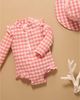 Purebaby Purebaby Girls' Printed Frilly Longsleeve Swimsuit - 6