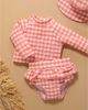 Purebaby Purebaby Girls' Printed Longsleeve Rashie Swim Set - 6