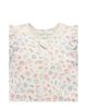 Purebaby Purebaby Girls' Printed Short Sleeve Long Leg Ruffle Romper - 5