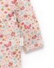 Purebaby Purebaby Girls' Quilted Footie - 3