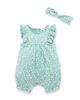Purebaby Purebaby Girls' Ruffle Shortie Romper & Headband Set - 1