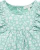 Purebaby Purebaby Girls' Ruffle Shortie Romper & Headband Set - 5