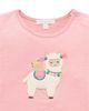 Purebaby Purebaby Girls' Ruffle Tee & Bike Short Set - 3