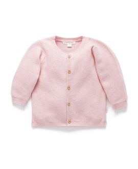 Purebaby Purebaby Girls' Textured Knit Cardigan