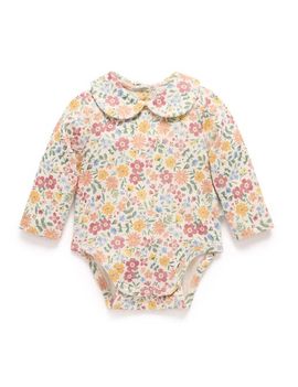 Purebaby Purebaby Thick Bodysuit with Collar