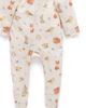 Purebaby Purebaby Unisex 2 Pack Printed Zip Footie - 3