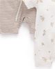 Purebaby Purebaby Unisex 2 Pack Short Zip Romper - 5