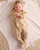 Purebaby Purebaby Unisex Embroidered Fleece Zip Footie - 6