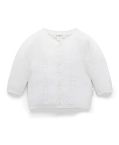 Purebaby Purebaby Unisex Essential Layette Cardigan