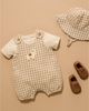 Purebaby Purebaby Unisex Gingham Romper - 6