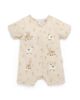 Purebaby Purebaby Unisex Llama Fiesta Short Romper - 1