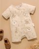 Purebaby Purebaby Unisex Llama Fiesta Short Romper - 2