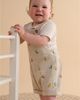 Purebaby Purebaby Unisex Turtle Broderie Overall and Tee Set - 2