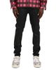 Purple Brand Purple Brand Coated Indigo Skinny Jeans in Black - 1