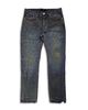 Purple Brand Purple Brand Cosmos Slim Straight Dirty Wash Cotton 33 Jeans in Blue - 5