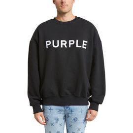 PURPLE BRAND PURPLE BRAND Cotton Graphic Fleece Sweatshirt